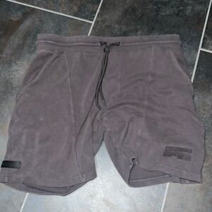 Alphalete Gym Workout Shorts M Medium Grey Gray